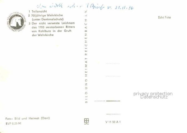 Neustadt Dosse Kampehl Wehrkirche Leichnam Ritter von – Bild 2