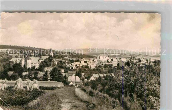 Schleusingen Blick vom Weißenberg
