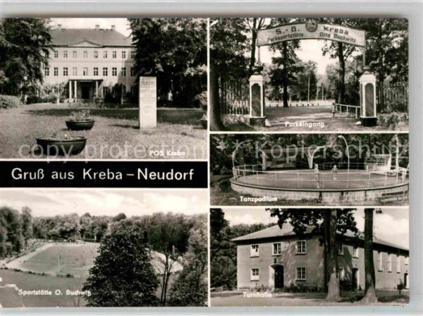 Kreba-Neudorf POS Kreba Sportstätte Buchwitz Turnhall