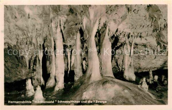 Hoehlen Caves Grottes Hermannshöhle Märchenwald Schnewittchen