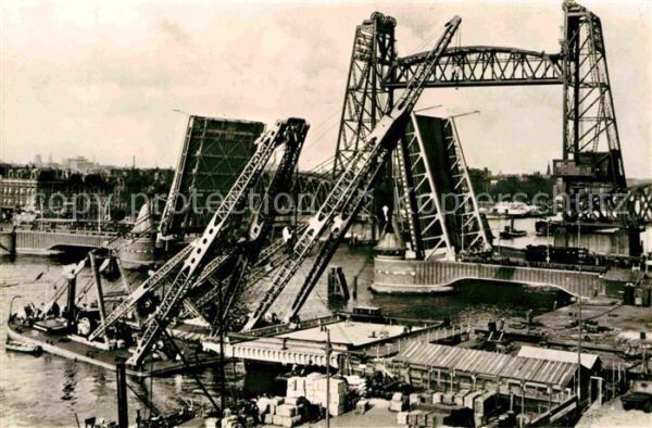 Bruecken Bridges Ponts De Hef Koningshavenbrug Rotterdam