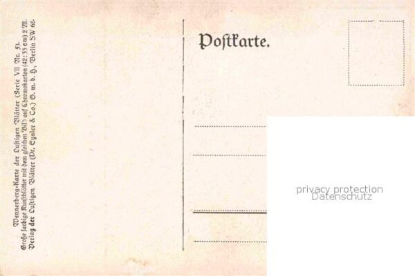 Kuenstlerkarte Der Stolz der Firma Wennerberg-Karte Ve – Bild 2