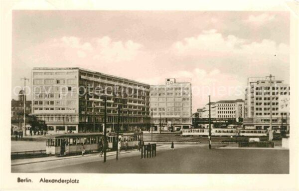 Strassenbahn Berlin Alexanderplatz