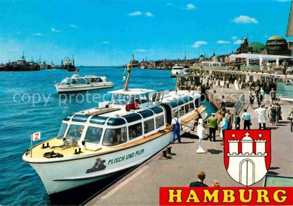 Motorschiffe Plisch und Plum Hamburg St. Pauli-Landu