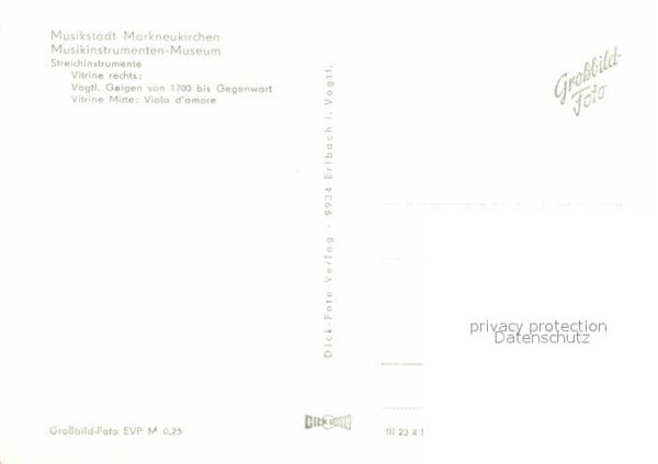 Musikinstrument Streichinstrumente Museum Markneukirche – Bild 2