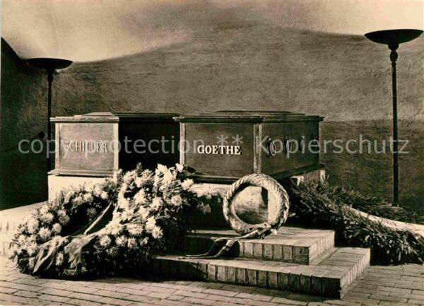 Tod Goethe- und Schiller-Gruft Weimar