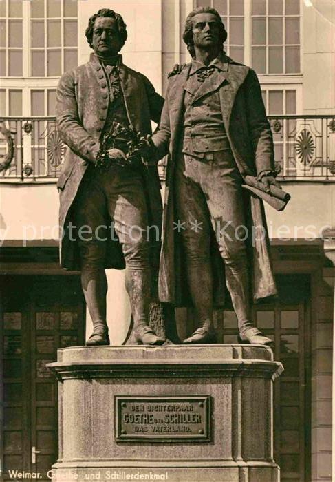 Denkmal Goethe und Schiller Weimar