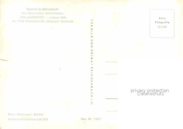 Faehre Ferry Bac Traghetto-- MS Sassnitz – Bild 2