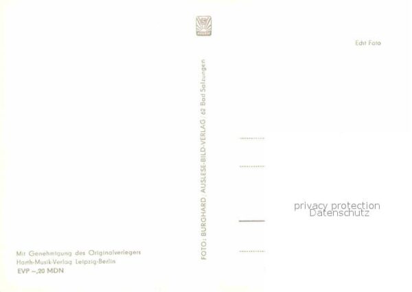 Liederkarte Rennsteig-Lied Grosser Inselsberg – Bild 2