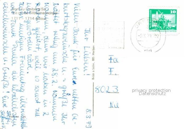 Kirchenorgel Freiberg Sachsen Dom – Bild 2