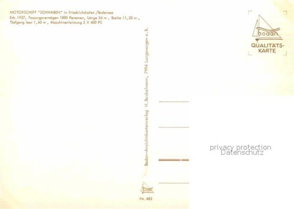 Motorschiffe Schwaben Friedrichshafen Bodensee – Bild 2