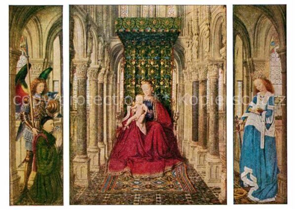 Kuenstlerkarte Alte Kuenstler Jan van Eyck Flügelaltar
