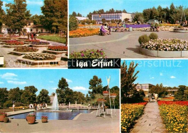 Gartenbauaustellung IGA Erfurt Rosengarten Wasserachse Zent
