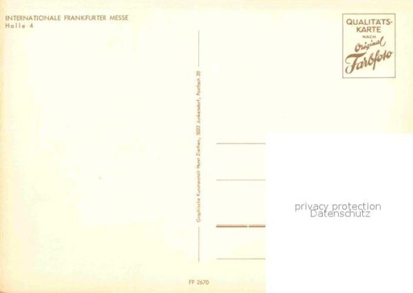 Ausstellung Internationale Frankfurter Messe – Bild 2