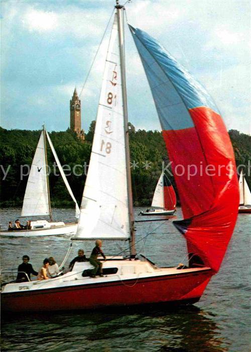 Segelboote Berlin Segler Grunewaldturm