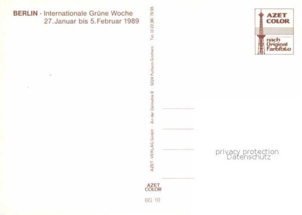 Gartenbauaustellung Berlin Internationale Grüne Woche – Bild 2