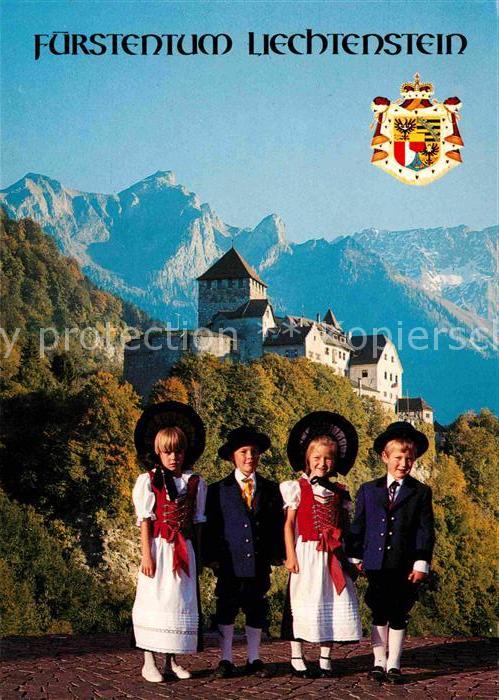 Trachten Fürstentum Liechtenstein Schloss Vaduz