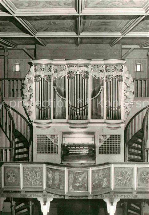 Kirchenorgel Kreuzkapelle Mauersberg