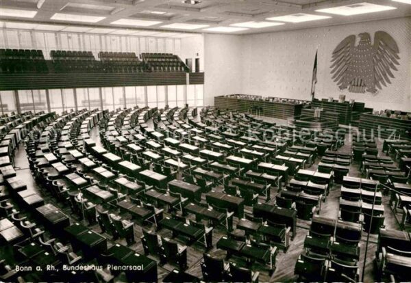 Politik Bonn am Rhein Bundeshaus Plenarsaal