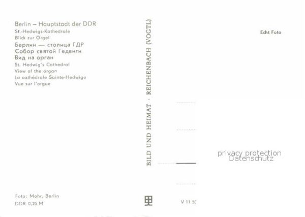 Kirchenorgel Berlin St.-Hedwigs-Kathedrale – Bild 2