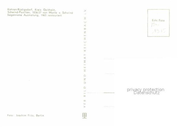 Klavier Kohren-Rüdigsdorf Schwind-Pavillon – Bild 2