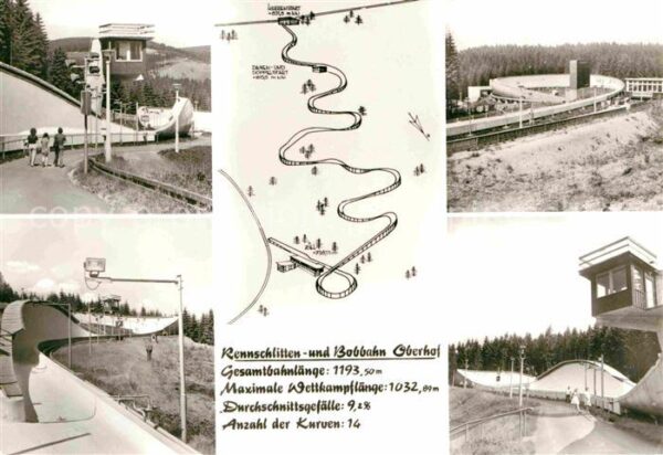 Bobsport Rennschlitten- und Bobbahn Oberhof