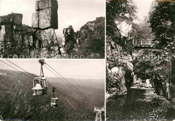 Seilbahn Thale Harz Teufelsschloss Berghotel Hex