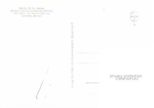 Ausstellung Internationale Bauausstellung Berlin Ka – Bild 2