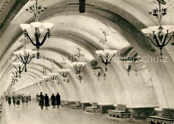 U-Bahn Subway Underground Metro Moskau Metro Arbatskaya