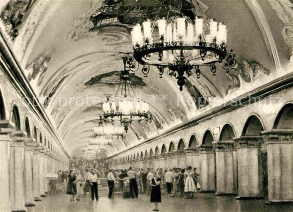 U-Bahn Subway Underground Metro Moskau Metro Komsomolskaya