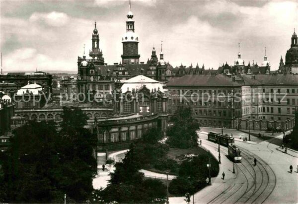Strassenbahn Dresden Sophienstrasse Zwinger Taschenb