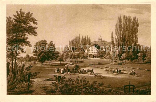 Kuenstlerkarte G. Lory Chateau de Loewenberg en 1822