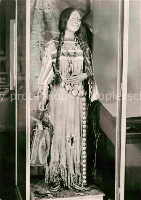 Indianer Native American Schwarzfuss-Indianerin Indianer-Museum