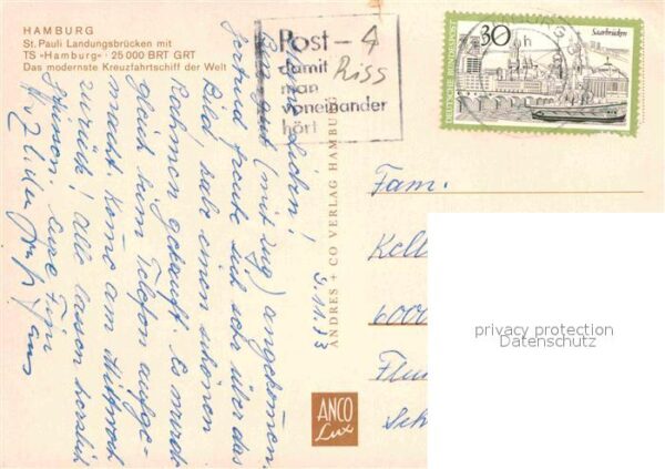 Schiffe Ships Navires TS Hamburg St. Pauli-Landungsbrücken – Bild 2