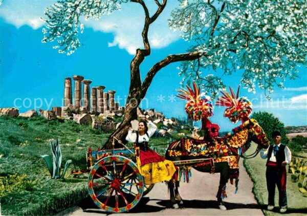 Trachten Italien Sicilia Carretto Siciliano