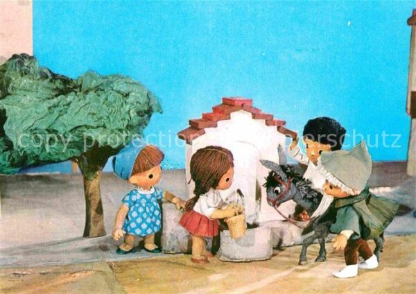 Fernsehen TV Kindersendung Sandmännchen Esel Brunnen