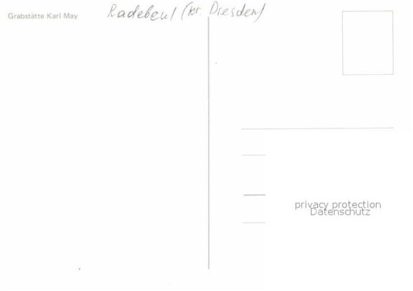 May Karl Grabstätte Radebeul – Bild 2