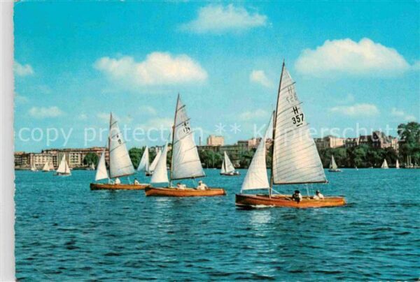 Segelboote Hamburg Aussenalster