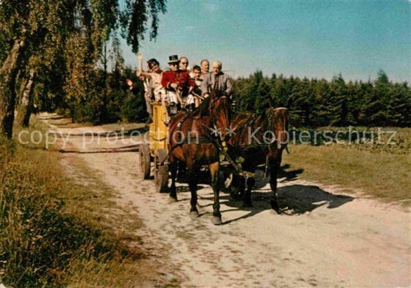 Postkutsche Weg nach Undeloh Lüneburger Heide