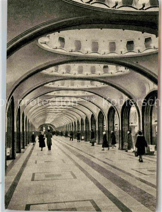 U-Bahn Subway Underground Metro Moskau Metro Majakovskaja
