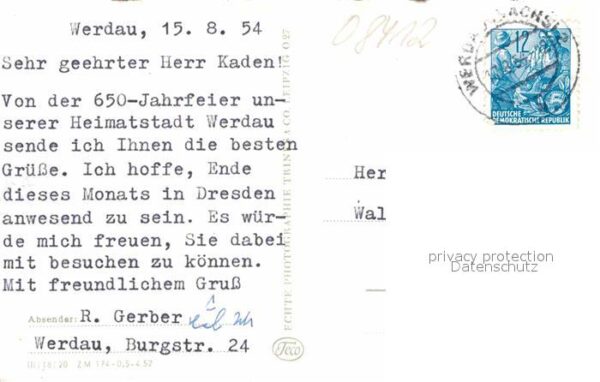 Werdau Sachsen Rathaus – Bild 2