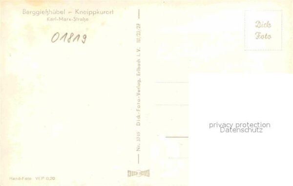 Berggiesshuebel Karl Marx Strasse – Bild 2