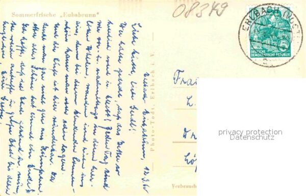 Erlbach Vogtland Teilansicht mit Eubabrunn – Bild 2