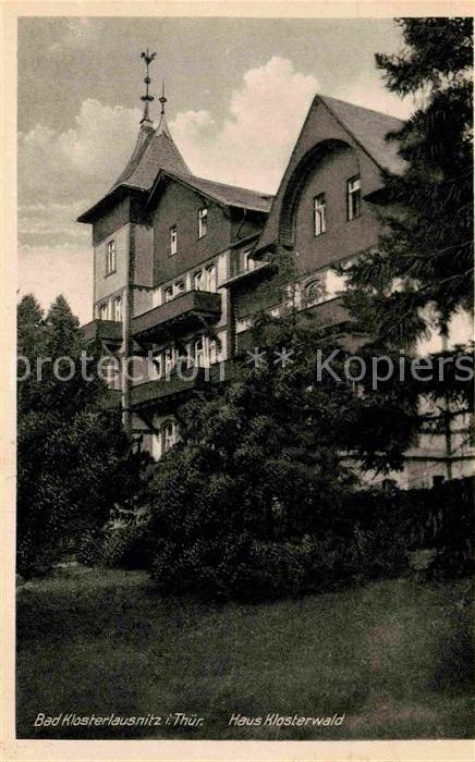 Bad Klosterlausnitz Haus Klosterwald