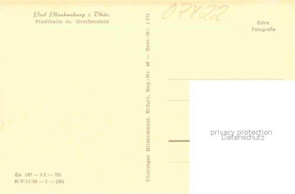 Bad Blankenburg Stadthalle Greifenstein – Bild 2