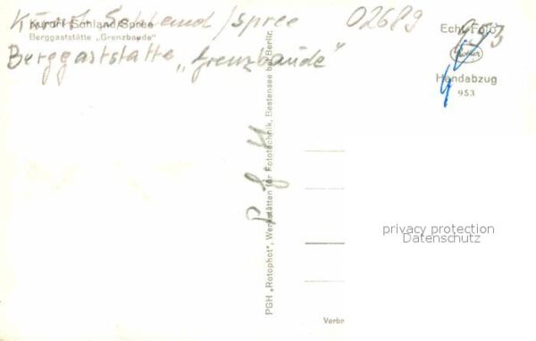 Sohland Spree Berggaststätte Grenzbaude – Bild 2