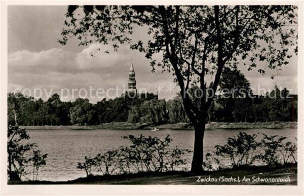 Zwickau Sachsen Am Schwanenteich