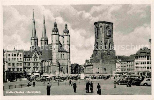 Halle Saale Marktplatz