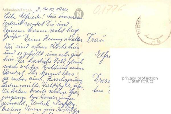 Falkenhain Altenberg Erzgebirge Teilansicht – Bild 2