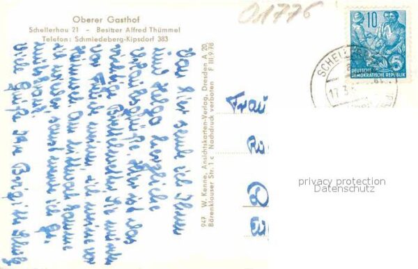 Schellerhau Oberer Gasthof – Bild 2
